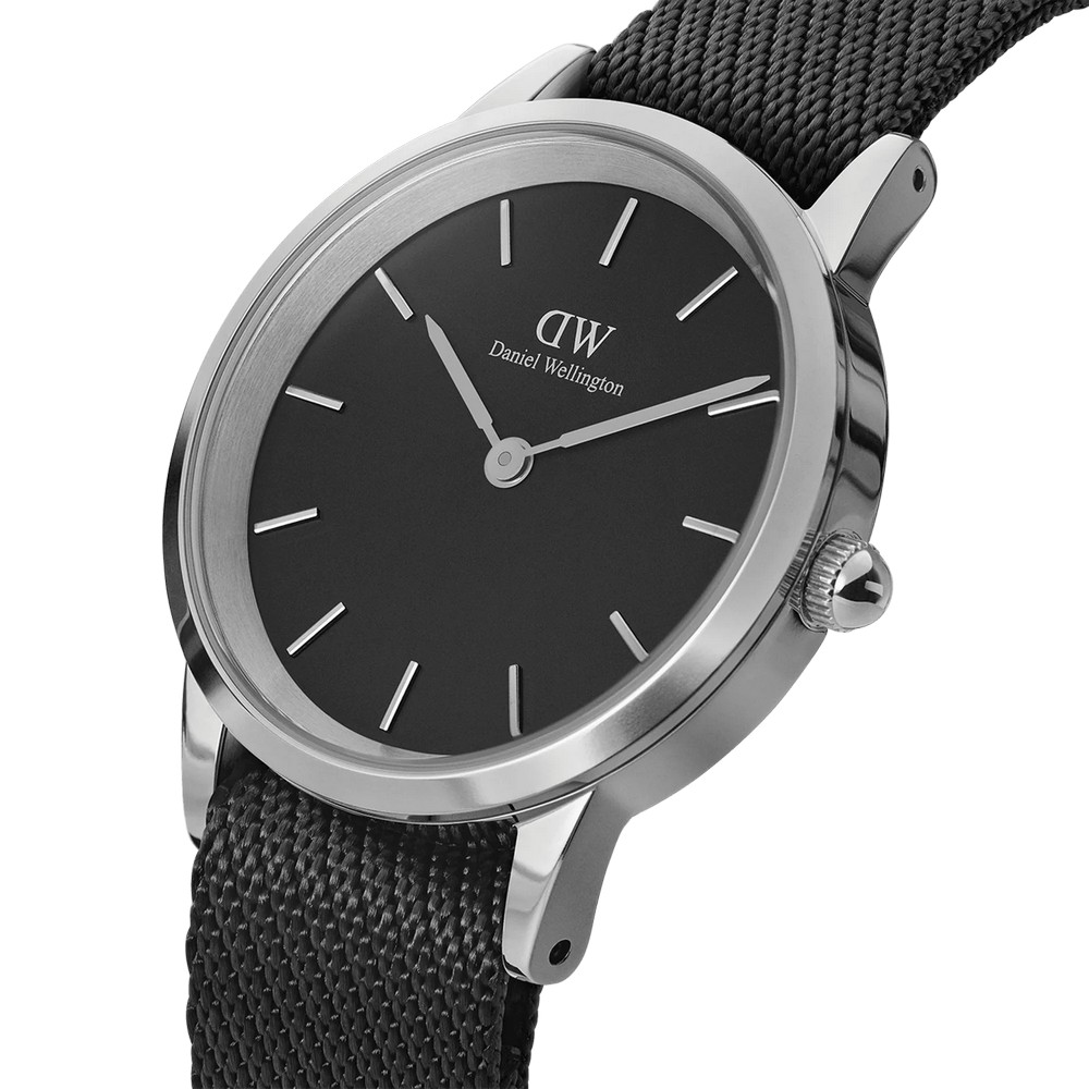 Đồng Hồ Dw Daniel Wallington Iconic Black Nato Nam Đen Xám